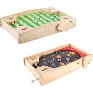 2 in 1 Tabletop Game: Pinball & Soccer