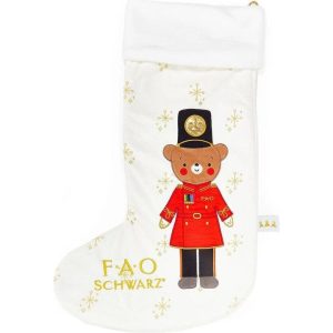 FAO Schwarz Toy Solider Bear Stocking