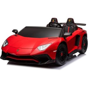 24V Lamborghini Aventador 2 Seater Ride on Car for Kids - Red
