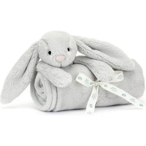 Bashful Bunny Blankie - Silver