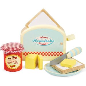 Pop-up Toaster and Breakfast Set - 8 Pieces