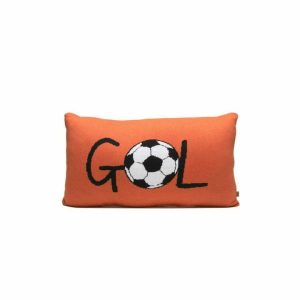 Orange GOL Soccer Pillow